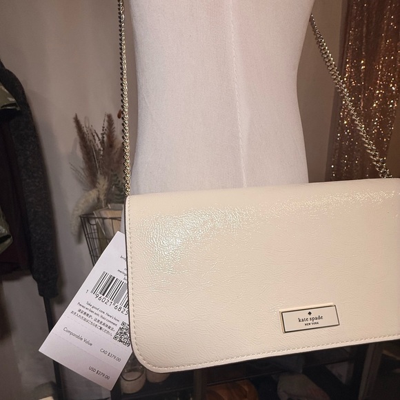 NWT Kate Spade Bridget Crinkle Patent Mini Crossbody - Picture 3 of 7
